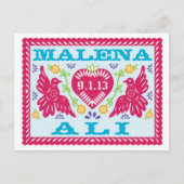 Gepersonaliseerd Het briefkaart Datum opslaan (Voorkant)