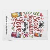 Gepersonaliseerd Het geheime ingrediënt... Theedoek (Horizontaal)