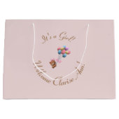 Gepersonaliseerd Het is een Girl Cute Beer en ball Groot Cadeauzakje (Voorkant)