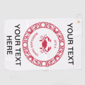 GEPERSONALISEERD HET IS EEN MARYLAND DING (KRABBEN GOLFHANDDOEK (Horizontaal)