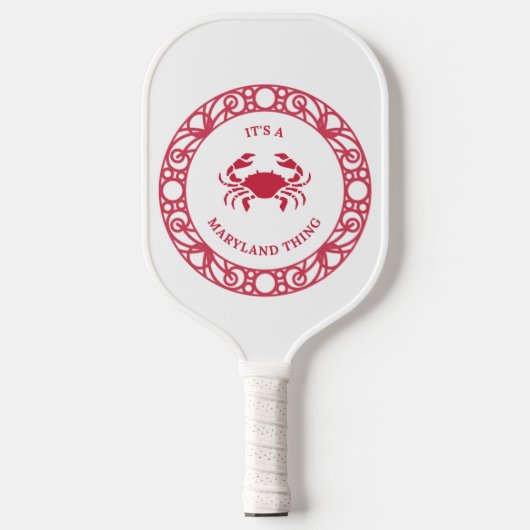 GEPERSONALISEERD HET IS EEN MARYLAND DING (KRABBEN PICKLEBALL PADDLE (Voorkant)