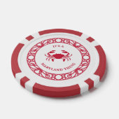 GEPERSONALISEERD HET IS EEN MARYLAND DING (KRABBEN POKER CHIPS (Enkel)