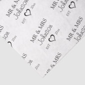 Gepersonaliseerd het Jubileum van de heer en mevro Tissuepapier (Detail)