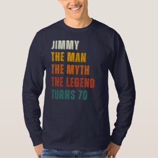 Gepersonaliseerd, het Man, de mythe, de legende T-shirt