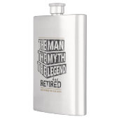 Gepersonaliseerd het Man de mythe die de leggende  Flacon (Links)