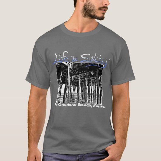 Gepersonaliseerd het oude shirt van Orchard Beach  (Voorkant)
