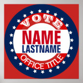 Gepersonaliseerd het Poster van de Sjabloon van de (Voorkant)