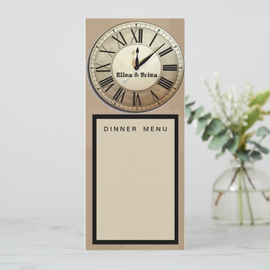 Gepersonaliseerd het programma voor de vete bruilo (Staand voorkant)