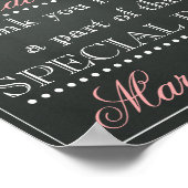 Gepersonaliseerd het Teken van het Vrijgezellenfee Poster (Hoek)