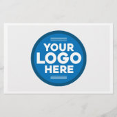 Gepersonaliseerd hier Jouw tekst of Logo Briefpapier (Voorkant)