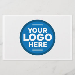 Gepersonaliseerd hier Jouw tekst of Logo Briefpapier