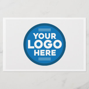 Gepersonaliseerd hier Jouw tekst of Logo Briefpapier