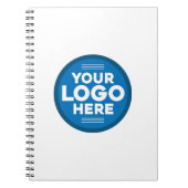 Gepersonaliseerd hier Jouw tekst of Logo Notitieboek (Voorkant)