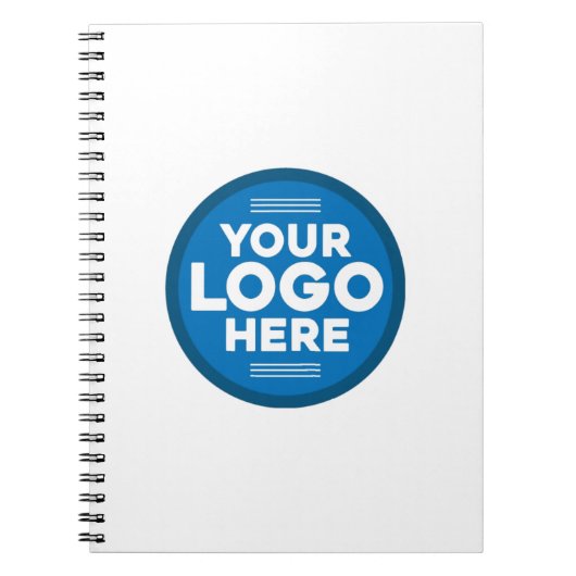 Gepersonaliseerd hier Jouw tekst of Logo Notitieboek (Voorkant)