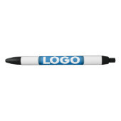 Gepersonaliseerd hier Jouw tekst of Logo Zwarte Inkt Pen (Voorkant)