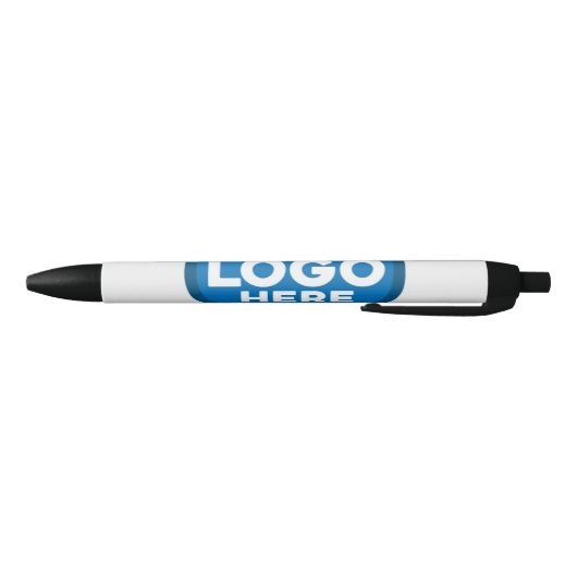 Gepersonaliseerd hier Jouw tekst of Logo Zwarte Inkt Pen (Bodem)