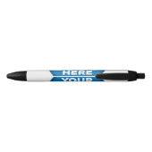 Gepersonaliseerd hier Jouw tekst of Logo Zwarte Inkt Pen (Achterkant)