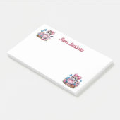 Gepersonaliseerd hier Kat Post-it® Notes (Schuin)