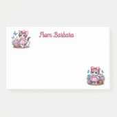 Gepersonaliseerd hier Kat Post-it® Notes (Voorkant)
