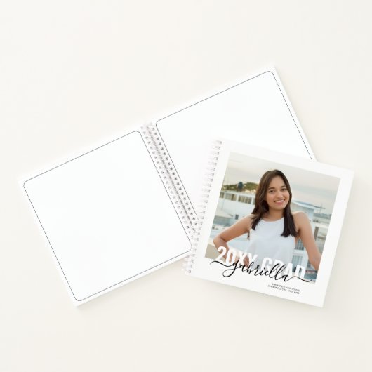 Gepersonaliseerd High School Memories Afstuderen Notitieboek (Binnen)