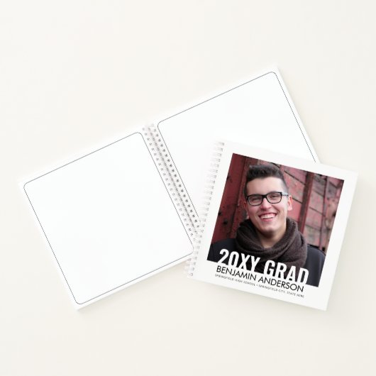 Gepersonaliseerd High School Memories Afstuderen Notitieboek (Binnen)