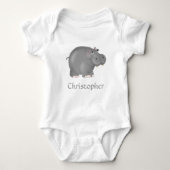 Gepersonaliseerd Hippo T-shirt (Voorkant)