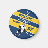 Gepersonaliseerd Hockey Magnet (Voorkant)