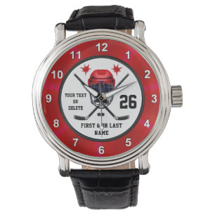 Gepersonaliseerd, Hockey polshorloge, Hockey horlo Horloge