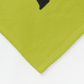 Gepersonaliseerd Hoe Grinch gestolen kerst gezicht Fleece Deken (Hoek)