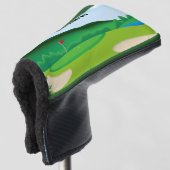 Gepersonaliseerd Hoesje Golf Blade Putter Golfheadcover (3/4 voorkant)