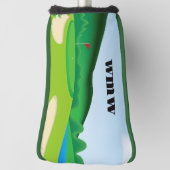 Gepersonaliseerd Hoesje Golf Blade Putter Golfheadcover (Draai 90)