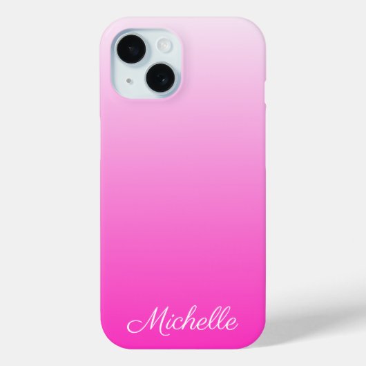 Gepersonaliseerd Hoesje met twee toongradiënt voor (Achterkant)