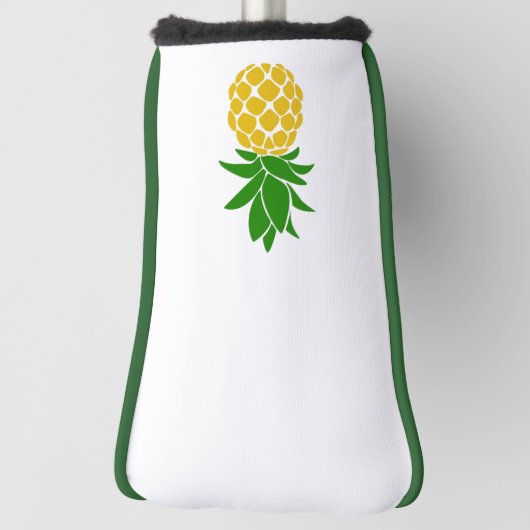 Gepersonaliseerd Hoesje van ananas Golf Putter Golfheadcover (Draai 90)