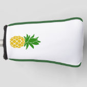 Gepersonaliseerd Hoesje van ananas Golf Putter Golfheadcover (Voorkant)
