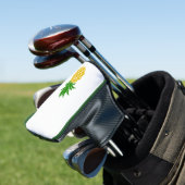 Gepersonaliseerd Hoesje van ananas Golf Putter Golfheadcover (Insitu)
