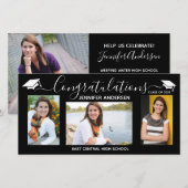 Gepersonaliseerd Hoger Foto High School Afstuderen Aankondiging (Voorkant / Achterkant)