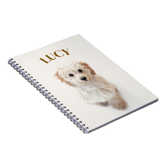 Gepersonaliseerd Hond Notitieboek – Aangepaste Fot (Rechterzijde)