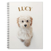 Gepersonaliseerd Hond Notitieboek – Aangepaste Fot (Voorkant)