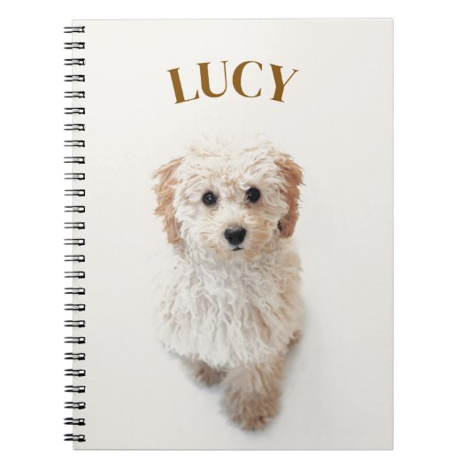 Gepersonaliseerd Hond Notitieboek – Aangepaste Fot (Voorkant)