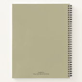 Gepersonaliseerd hondenliefhebber cadeau notitieboek (Achterkant)