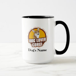 Gepersonaliseerd Hondenliefhebber Corgi Hondenras Mok