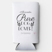 Gepersonaliseerd Hondenliefhebber Custom Design Seltzer Blikjeskoeler (Voorkant)