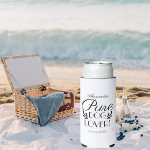 Gepersonaliseerd Hondenliefhebber Custom Design Seltzer Blikjeskoeler