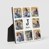 Gepersonaliseerd Hondenliefhebber foto-collage Fotoplaat (Voorkant)