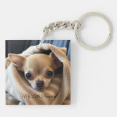 Gepersonaliseerd Hondenliefhebbers Sleutelhanger (Achterkant)