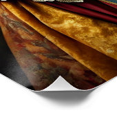 Gepersonaliseerd hondenportret: uw hond als ridder perfect poster (Hoek)