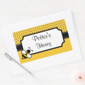 Gepersonaliseerd Honey Bee Stickers (Envelop)