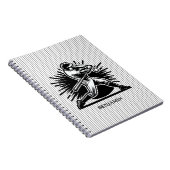 Gepersonaliseerd honkbal Batter Notitieboek (Rechterzijde)