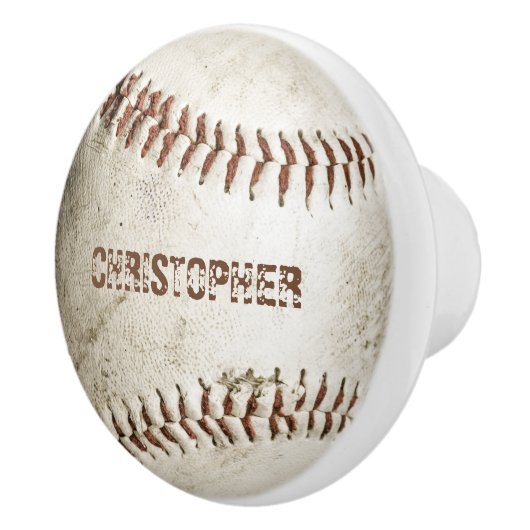 Gepersonaliseerd  honkbal keramische knop (Rechts)