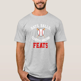 Gepersonaliseerd # honkbal of softbal t-shirt